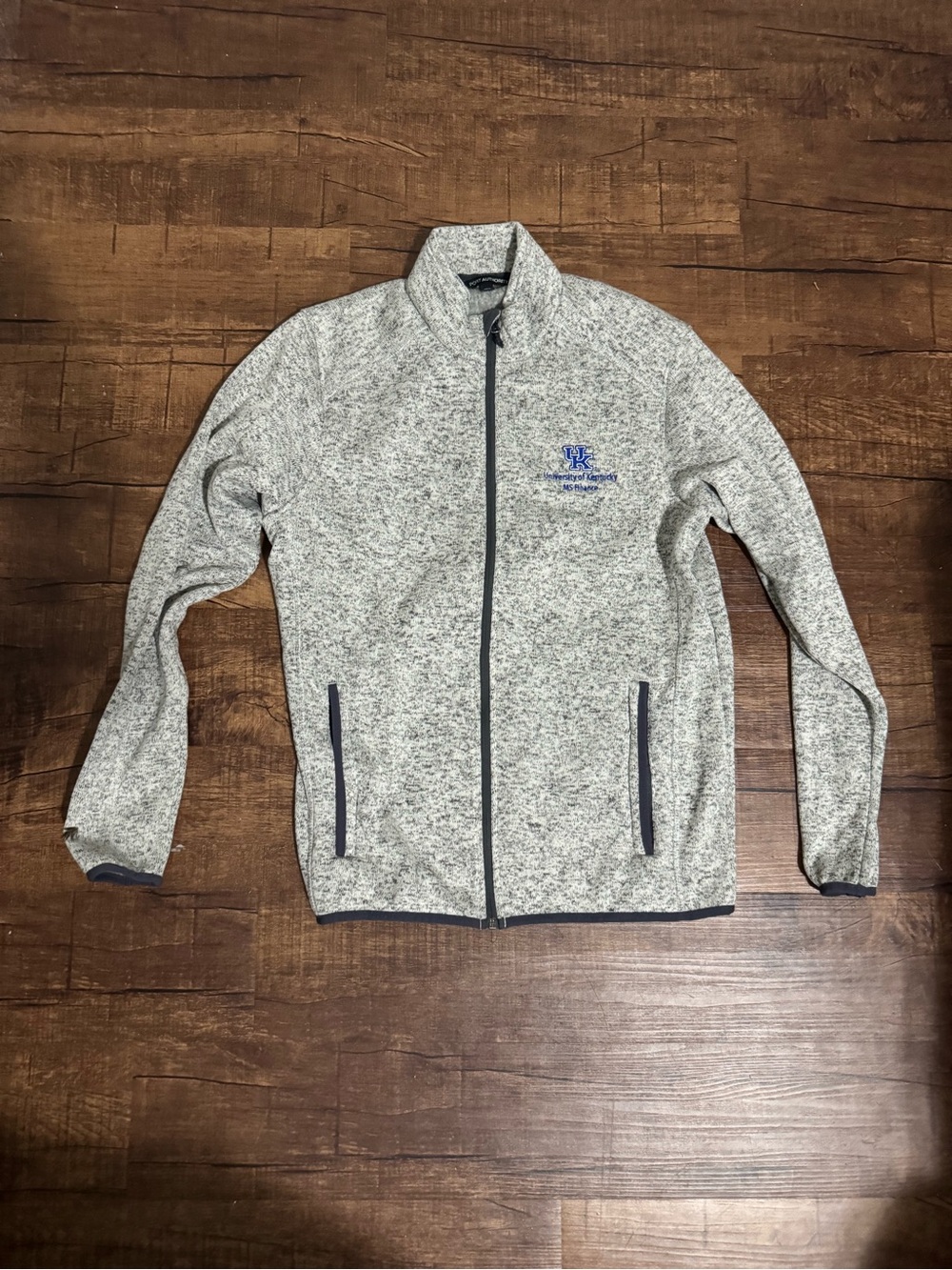 Port Authority University Kentucky Full Zip Sweater Fleece Sz L